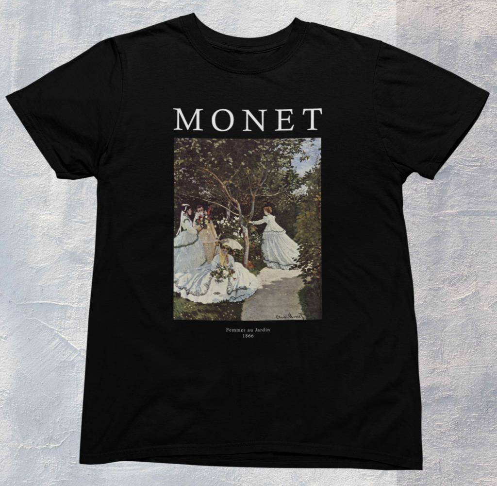 Femmes Au Jardin Monet T Shirt / %100 Premium Cotton