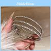 Fashion Adjustable Multilayer Diamond Bracelet With Geometric Design For Women
