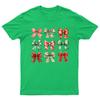 Christmas Bows Festive Holiday TShirt Unisex Gift Retro Seasonal Funny Xmas