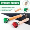 40mm Silicone Handwheel High Temperature Resistant Seam Roller PVC/TPO/EPDM Welding Tool Accessory For Wallpaper/Canopy Pressing