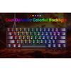 Ergonomic 61keys Optical Yellow Blue Red Switch Rgb Colorful Gaming Mechanical Keyboard Rgb Colorful Gaming Mechanical Keyboard