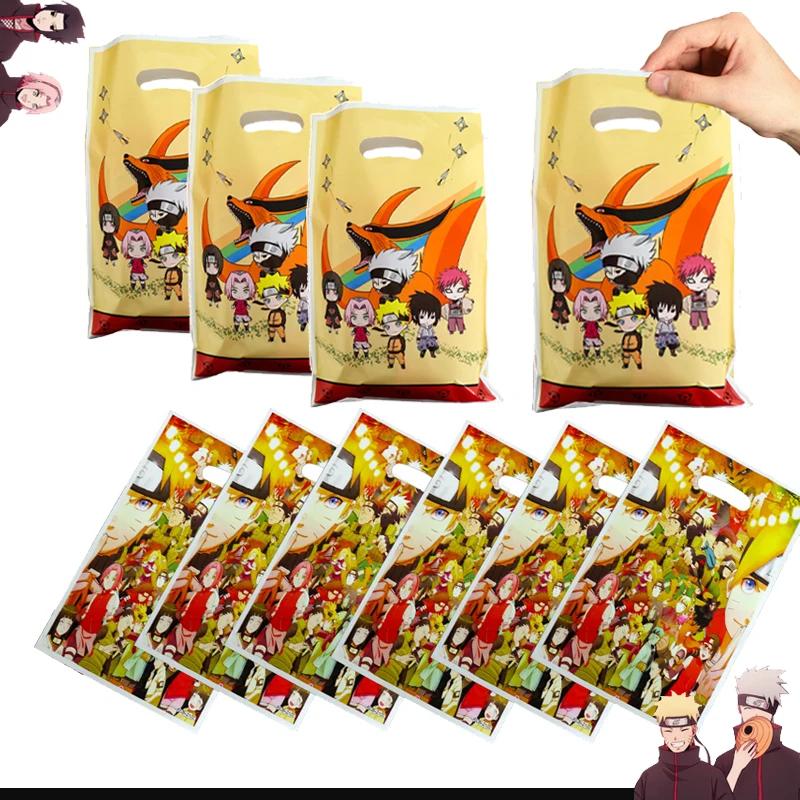 Naruto Dekorace Kreslené Narozeninové Deco Čelenka Party Suvenýry Batoh Plakát Jednorázové Party Nádobí Ubrus Talíře Hrníčky