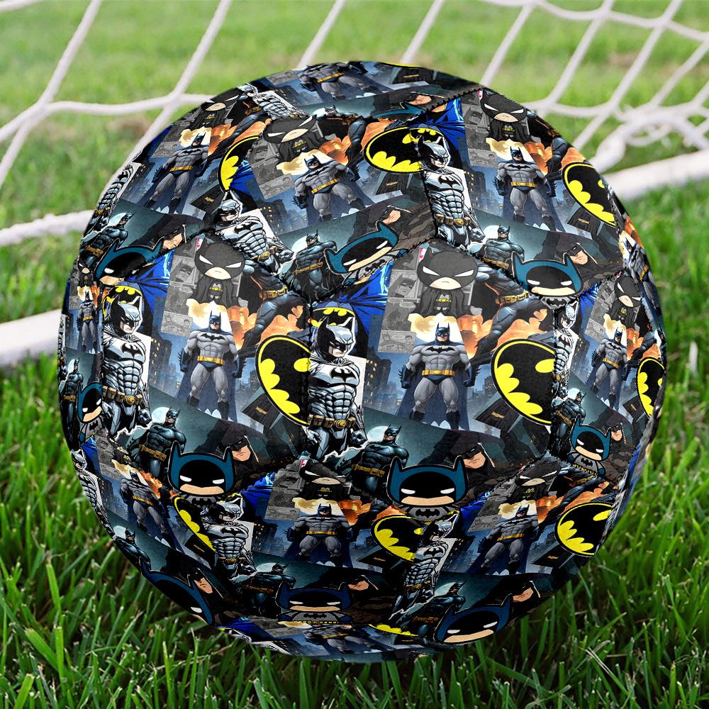 Superheroes Print Size 5 Soccer Ball, Standard Match Football for Sports Game and Team Practice, Ideal Gift for Soccer Fans