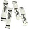 4Pcs Car License Plate Spring Loaded Stainless Steel Cars Frame Holder Clamps For European Style US Standard AU Style