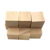 10Pcs 2.5cm Natural Pine Wooden Cubes Smooth Splinter-Free Craft Blocks for DIY Alphabet Numbers Puzzle Stamp Mounting Painting