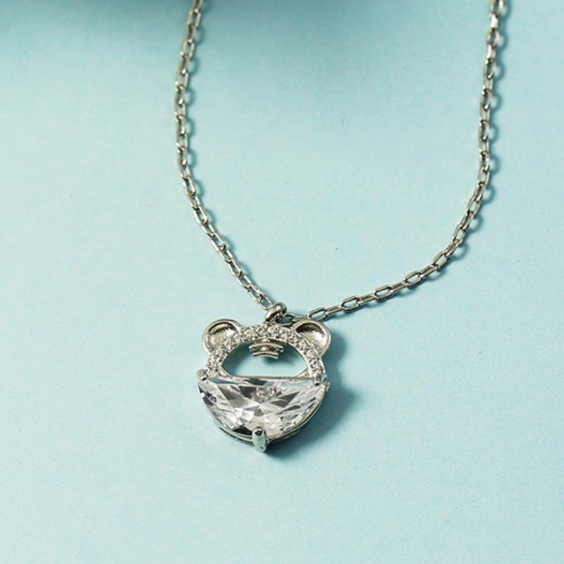 Charming Little Tiger Pendant Necklace - Trendy Clavicle Chain for Women's Birthday and Christmas Gifts