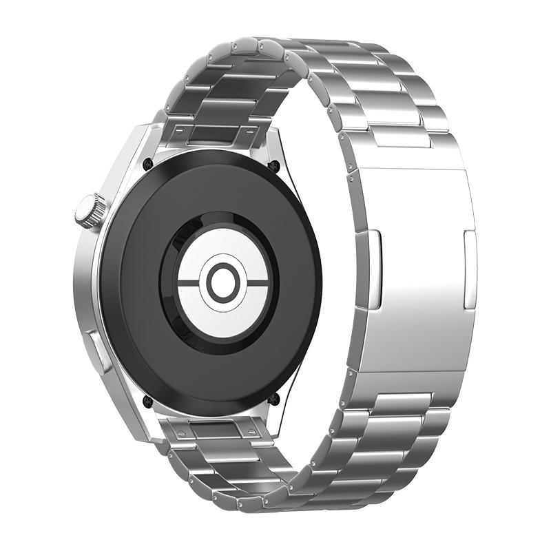 

Для Huawei Watch GT 4 46mm/GT 3 46mm/GT 2 46mm Ремешок для часов из титанового сплава 22мм 3-звенный Silver