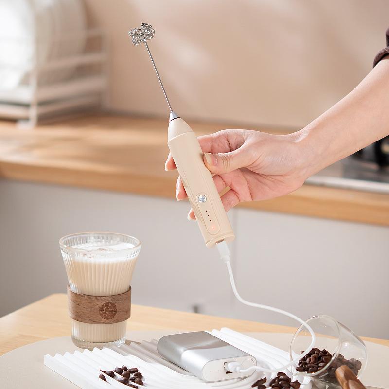 Milk Frother Handheld Wireless Milk Frother Frother Home Baking Tool Milk Coffee Electric Frother
