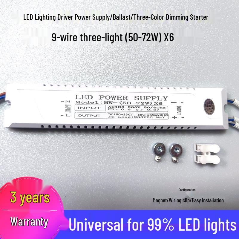 Universal LED Driver for Three-Color Ceiling Panel Light