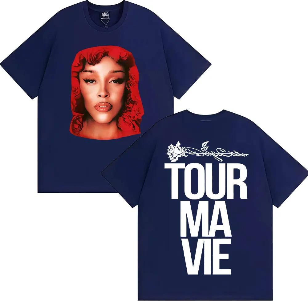 Doja Cat Ma Vie 2026 World Tour Graphic TShirt Unisex Fashion Aesthetic Premium Top Casual Streetwear Women And Men Tshirts