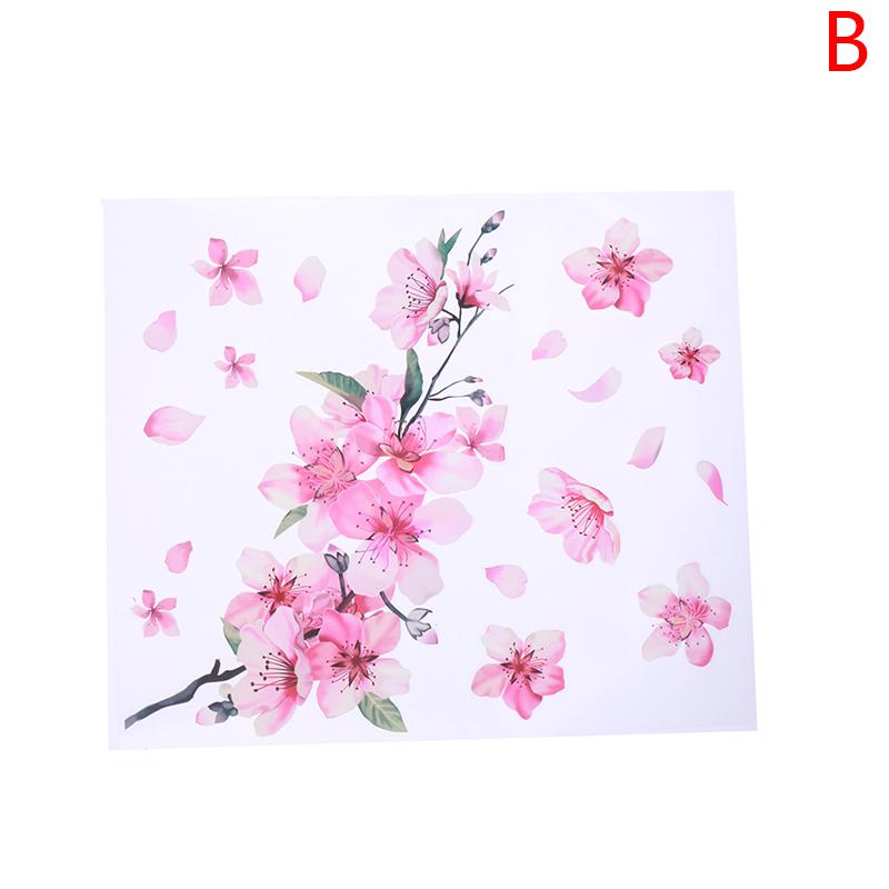 

Cherry Blossom Floral Car Stickers Love Pink Auto Vinyl Deca Bumperl Window Car as the picture