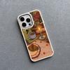 Vintage Sleepy Cat & Home Furnishings Artistic Silicone Phone Case For iPhone 16 15 14 Pro Max Plus 11 12 13 Pro Max XR X Covers