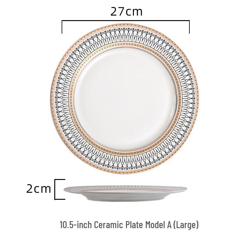 

Ru Han Ceramic Divided Boat-Shaped Plate, 10-inch