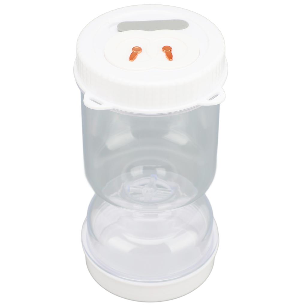 Gurkenglas 50oz Oliven Sanduhrglas Auslaufsicheres Gurkensaft Trennglas Gurken Flip Glas für Gewürzgurke Jalapeno Trocken Nass Trenner
