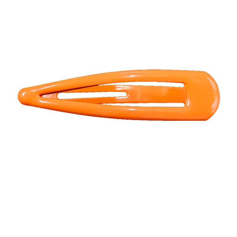 1/10 Stück Bunte BB Haarspangen Y2K Niedlich Groß 10cm Metall Haarspangen Clips Schnappspangen Für Mädchen Kopfschmuck Haarschmuck 3pcs orange