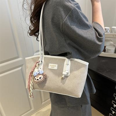 Large Capacity 2025 New Fresh Texture Casual Personality Portable Shoulder Underarm Tote Bag Women