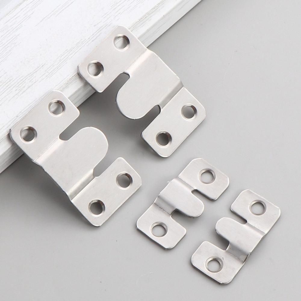 10Pcs/set Wall Mount Picture Frame Hooks Multi-function Furniture Joint Connector