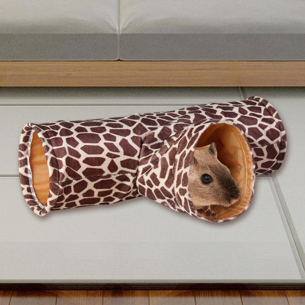 Hedgeink 3-Wege Meerschweinchen Tunnel - Waschbares Versteck Für Kleintiere