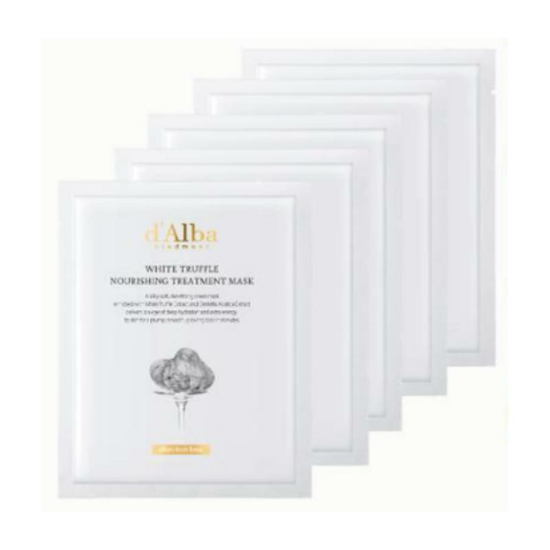 

d Alba White Truffle Nourishing Treatment Mask 5 Sheets