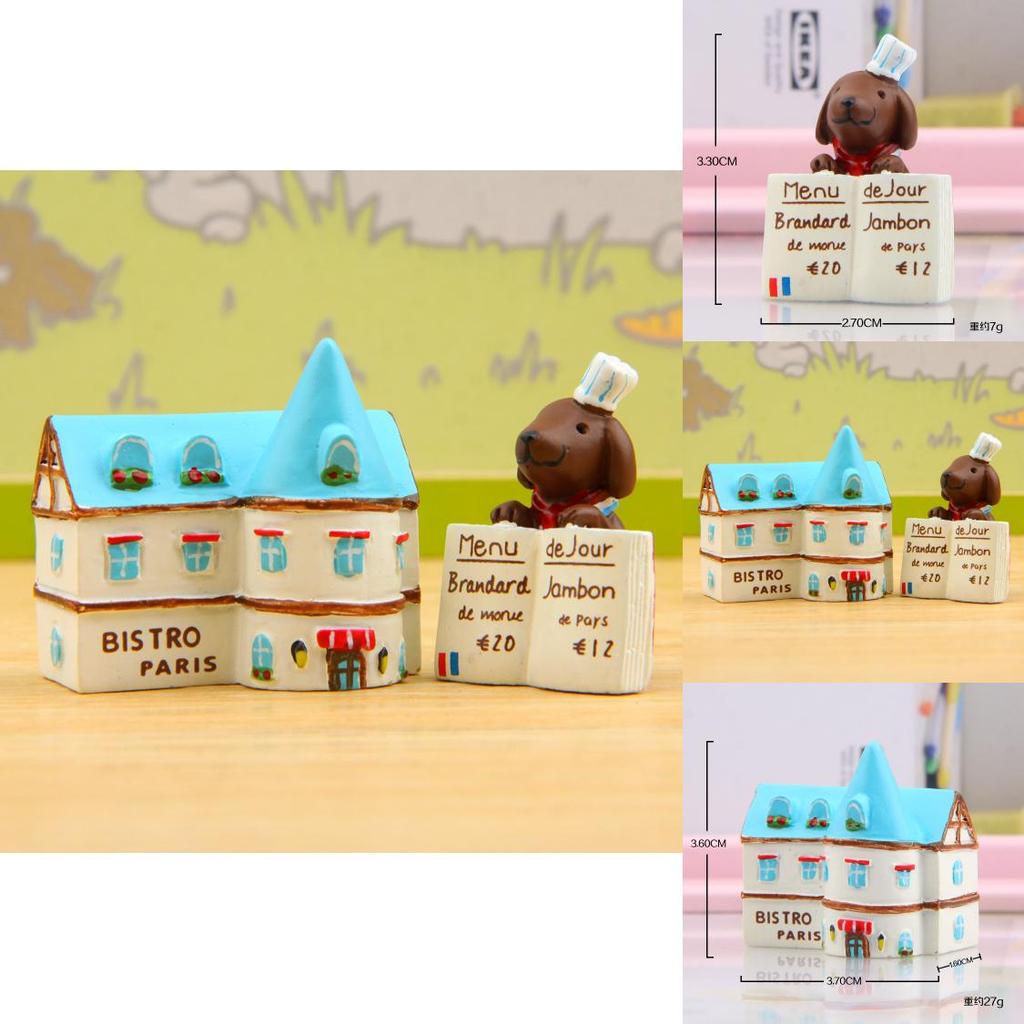 Japanese Style Resin Dog Plant Decor With Cartoon Design For Kitchen Or Restaurant Display