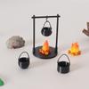 Micro-Landscape Realistic Bonfire Boiler for Dollhouse DIY Mini Ornaments OB1