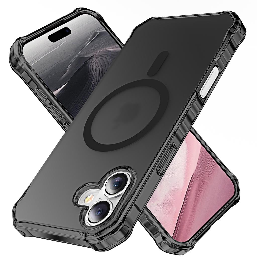 For iPhone Air Case Compatible with MagSafe Small Wavy Edge PC+TPU Phone Cover
