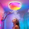 Waterproof Rechargeable Shower Light,Bathroom Mood Lighting with Touch & Remote,Magnetic Wireless Ceiling/Wall Light for Inside Shower/Bathtub