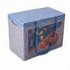 Caja Cooler de Espuma Aislada para Entrega de Comida y Transporte en Cadena de Frío Base Gris Tapa Azul 8L