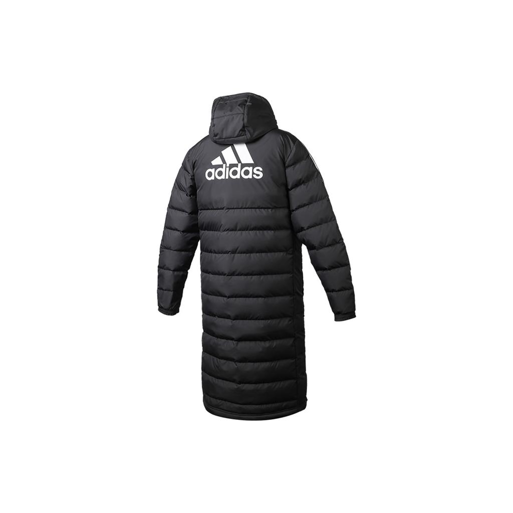 Adidas Tiro 21 Daunenjacke mit Kapuze, warme Winterjacke, Herren, Oberbekleidung, Schwarz, GM5245