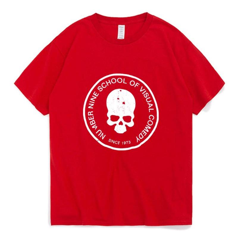 2026 Number (N)ine T Shirt Summer Retro Short Sleeve Tops Street Trend All-match T-shirt Men Women College Couple Comfort Tees New