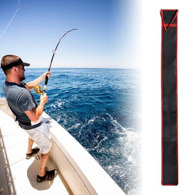 85/120/140cm Fishing Rod Covers Puncture Resistance Fishing Pole Sleeve Gloves Sock Cover for Spinning Baitcasting Rod
