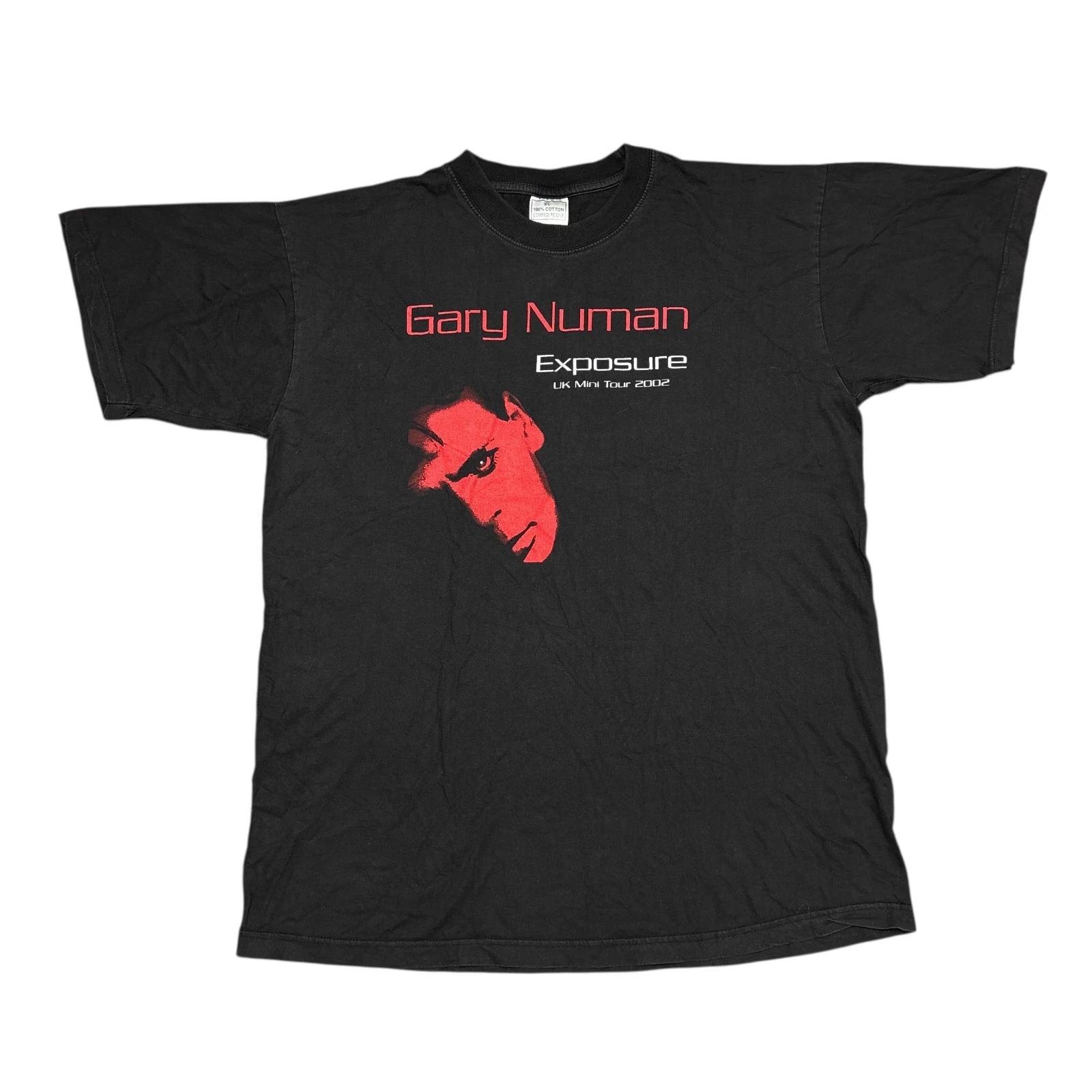 

Vintage Gary Numan Shirt XL Tour Concert Band Tee Bauhaus Talking Heads Gothic S