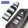 Chrome Electrical Master Power Window Lifter Switch Control Regulator Button For BMW X3 X4 X5 5 6 Series G30 G31 G32 G01 G02
