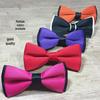 Men's Solid Two-Color Korean Style Bow Tie for Professional Wear