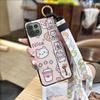 Dirt-resistant Waterproof Phone Case For Cubot C30 Wristband Cute Kickstand Phone Holder Wrist Strap Protective Durable