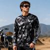 3D-gedrucktes Offroad-Motorrad Langarm-T-Shirt Radtrikot Mode Bequem Mountainbike-Fahrradanzug Herren Schnelltrocknendes Oberteil