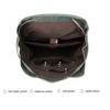 Vintage Waterproof Waxed Canvas Men's Backpack Women Rucksack Genuine Leather Backpack Bagpack large knapsack teenage School Bag