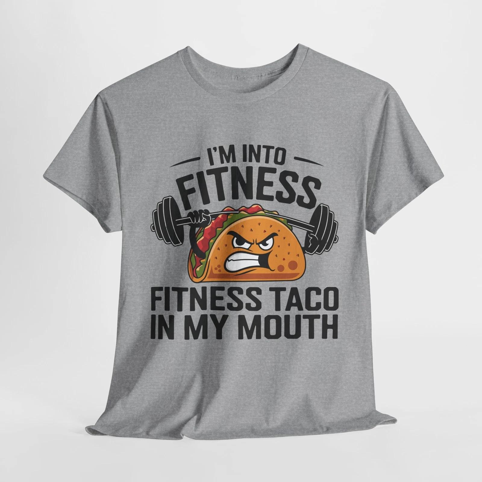

Funny Fitness Taco T-Shirt | Hardcore Fitness Tee | Workout Enthusiast Shirt M