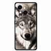 Black Silicone Case For Tecno Spark 40C Cases Wolf Luxury Protective Soft Back Cover For Tecno Pop 9 4G Case 6.67" Animal Fundas