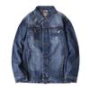 Jachetă Denim Retro Workwear Mărimi Mari 7XL pentru Bărbați Stil Lejer Jachetă Denim de Primăvară și Toamnă pentru Bărbați
