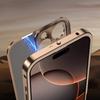 Alloy Metal Lens Protection Case For For Iphone 16 Pro Max Transparent Tempered Glass Hard Shockproof Cover Bumper For For Iphone 16pro