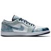 Jordan Air Jordan 1 Vintage Basketball Shoes Men's Low top Blue/White CZ8455-100(Team56-)