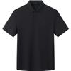 EMZ Men's Cooling Linen Blend Short-Sleeve Polo Shirt