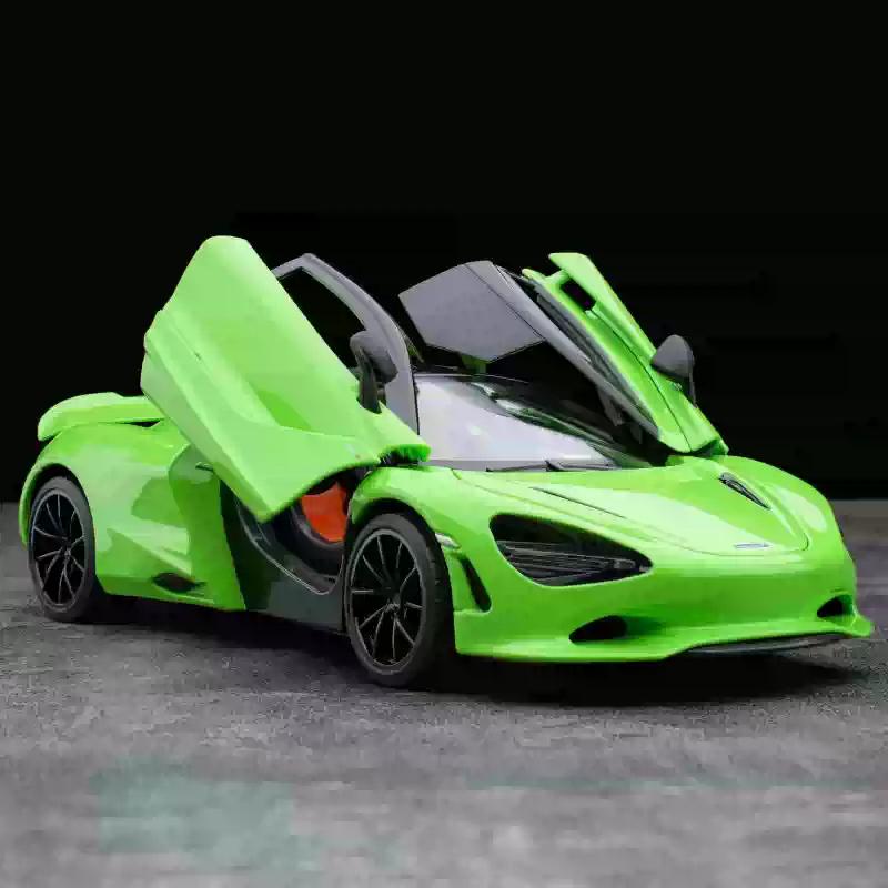 New Tsc Speed Card 1:18 Mclaren 750s Alloy Car Model Simulation Sports Car Model Static Car Collection Ornament