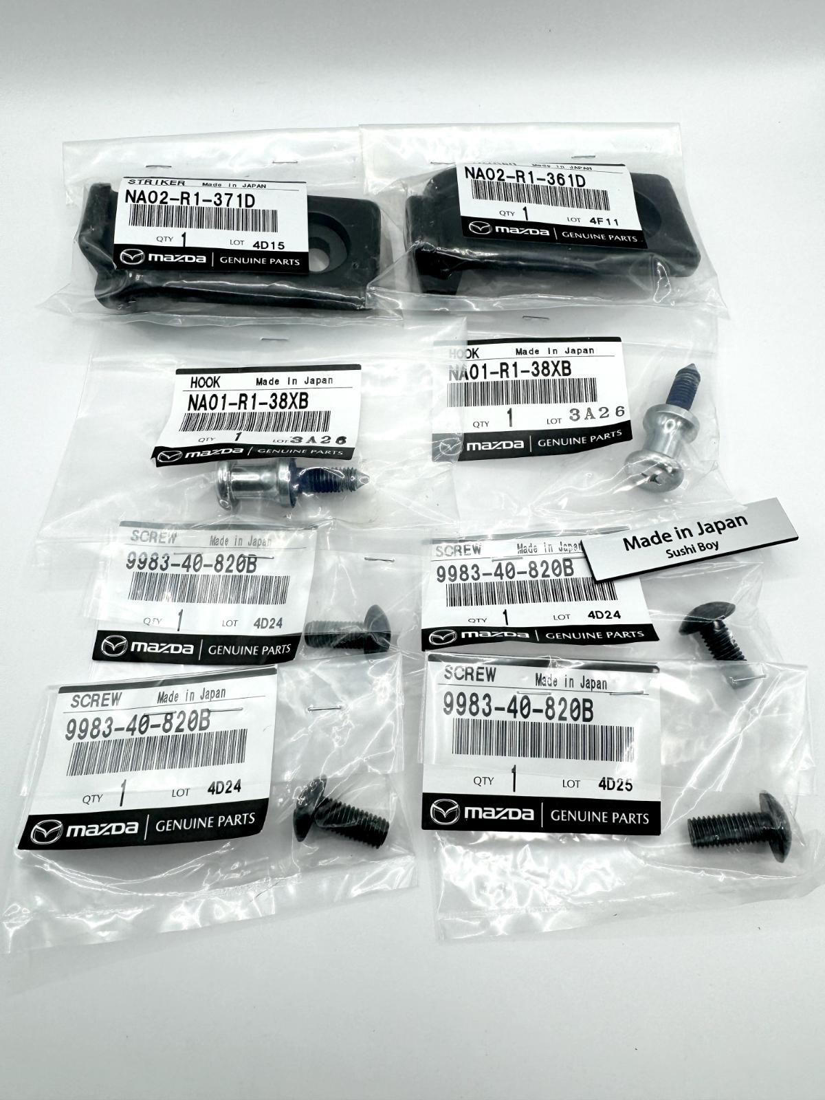 

Mazda Miata 90-95 Hardtop Striker Kit Deck Bolts Set OEM Genuine Japan