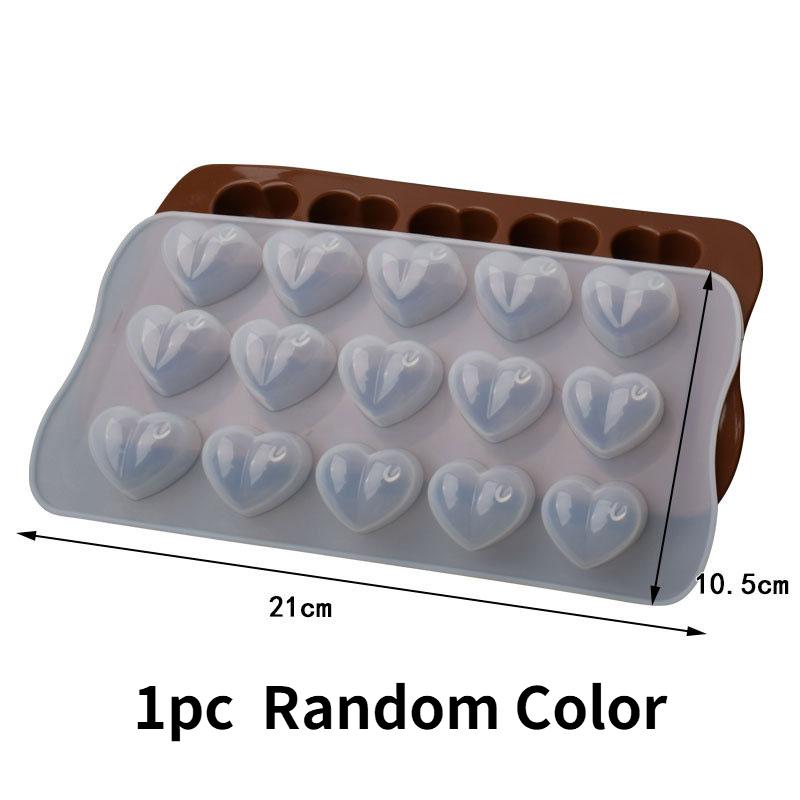Różne Rozmiary Miłość Silikonowa Forma do Czekolady Serce Cukierki Galaretka Zestaw do Pieczenia Lodu Forma do Ciasta Świeca Zestaw do Mydła Prezenty na Walentynki