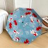 1pc Goldfish Pond Pattern Automatic Folding Umbrella, 8-Rib Durable Frame, Durable Foldable Design - Elegant Gift for Commute yy251210051