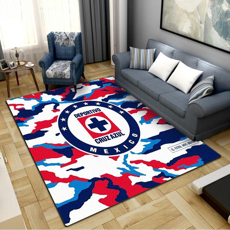 Cruz Azul Carpet Rug for Living Room Bedroom Home Sofa Decoration, Kids play Non-slip Floor Mat