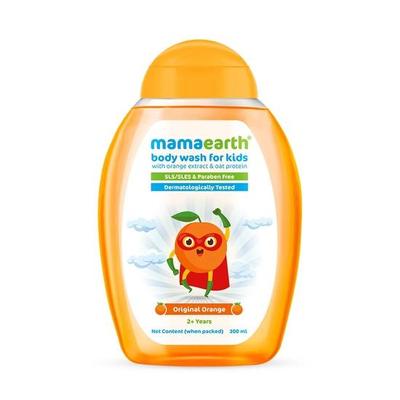 Original Body Wash For Kids with Oat Protein – 300 Ml, Orange, 1 Count