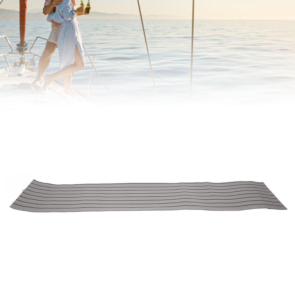 Boat Decking Sheet EVA Self Adhesive Waterproofing Enhanced Comfort Anti Slip Marine Flooring Mat for Yacht Motorboat RV   Cart